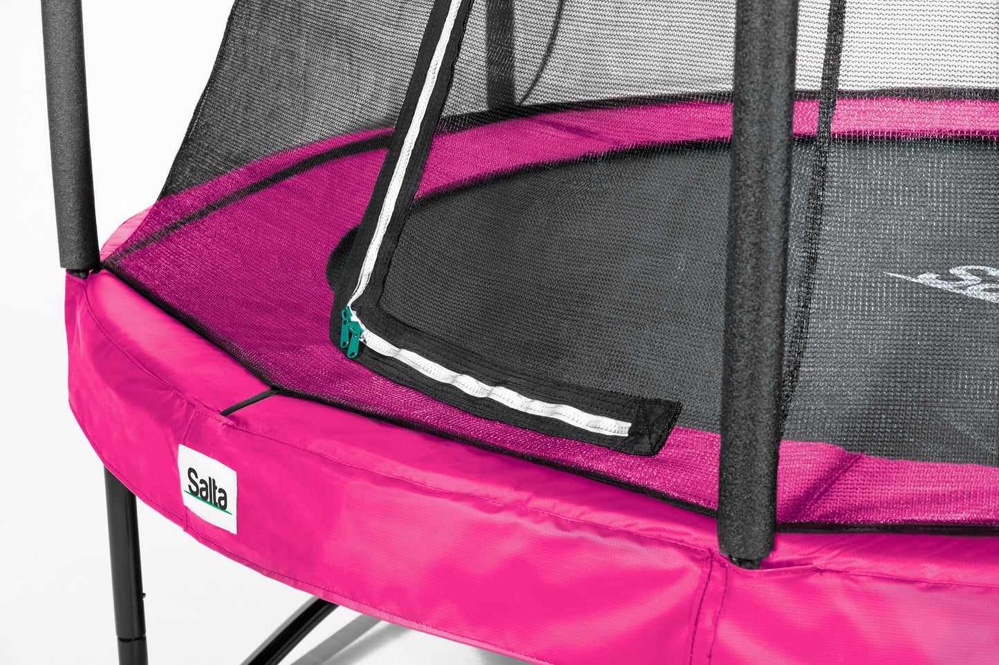 Salta Trampolin Comfort Edition - 213cm - Rund Pink - machsport