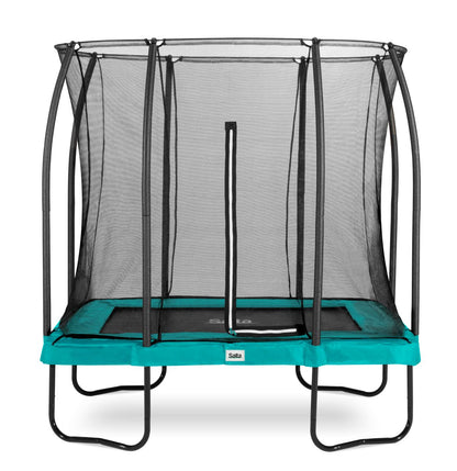 Salta Trampolin Comfort Edition - 214x153cm - Rechteckig Grün - machsport