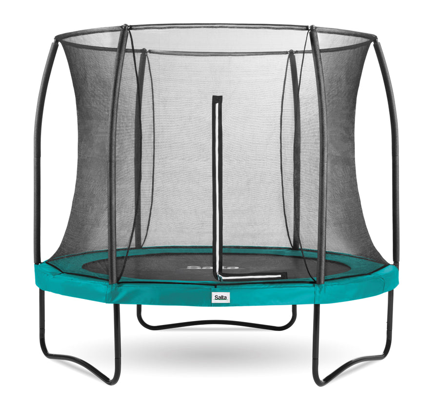 Salta Trampolin Comfort Edition - 251cm - Rund Grün - machsport