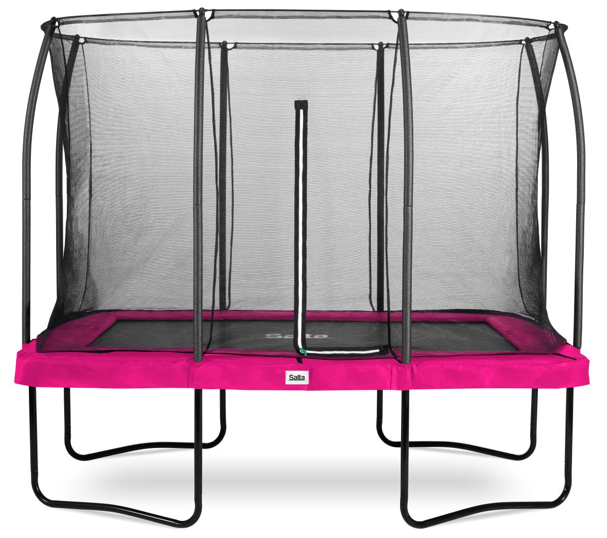 Salta Trampolin Comfort Edition - 305x214cm - Rechteckig Pink - machsport – Bild 