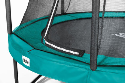 Salta Trampolin Comfort Edition - 366cm - Rund Grün - machsport