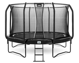Salta Trampolin First Class - 366cm - Rund Schwarz - machsport