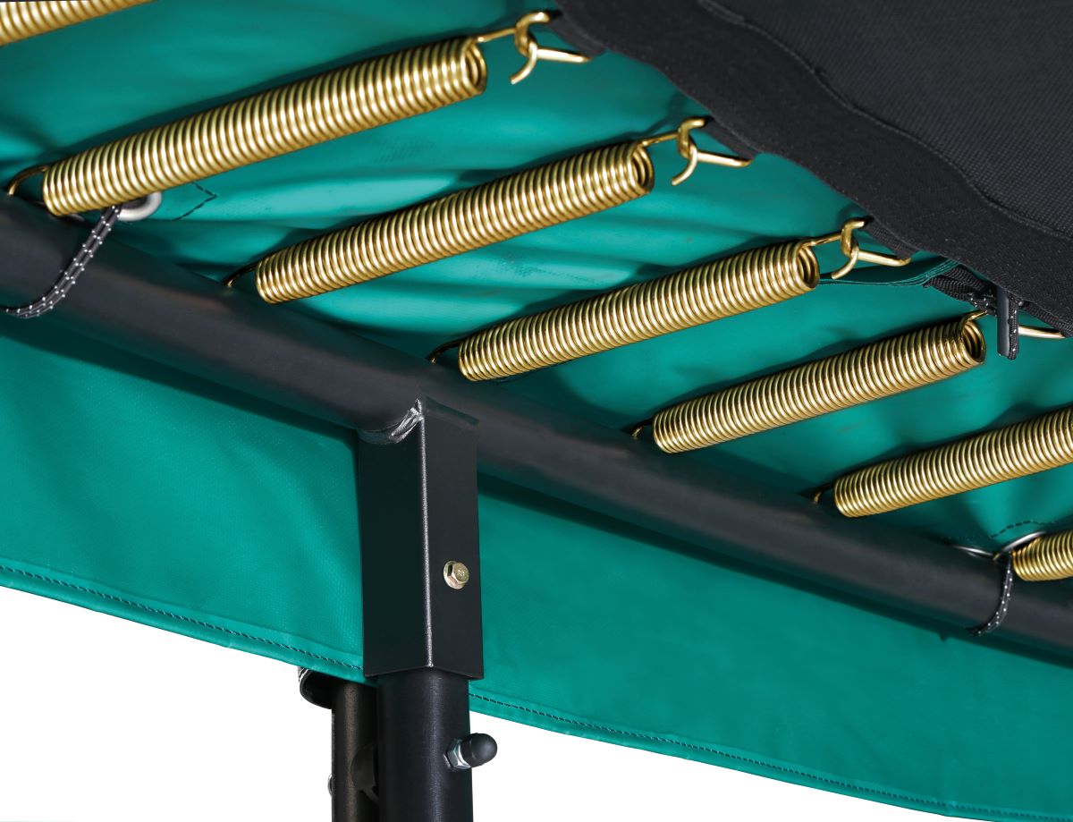 Salta Trampolin First Class - 427x244cm - Rechteckig Grün - machsport – Bild 