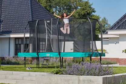Salta Trampolin First Class - 427x244cm - Rechteckig Grün - machsport