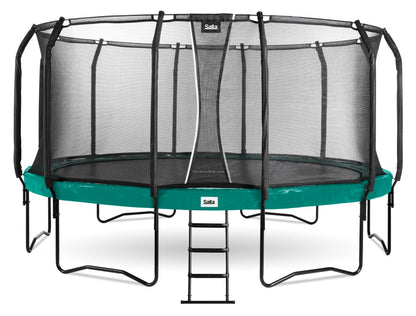 Salta Trampolin First Class - 487cm - Rund Grün - machsport