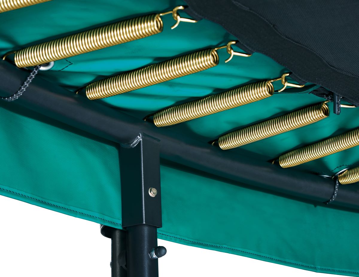 Salta Trampolin First Class - 487cm - Rund Grün - machsport – Bild 