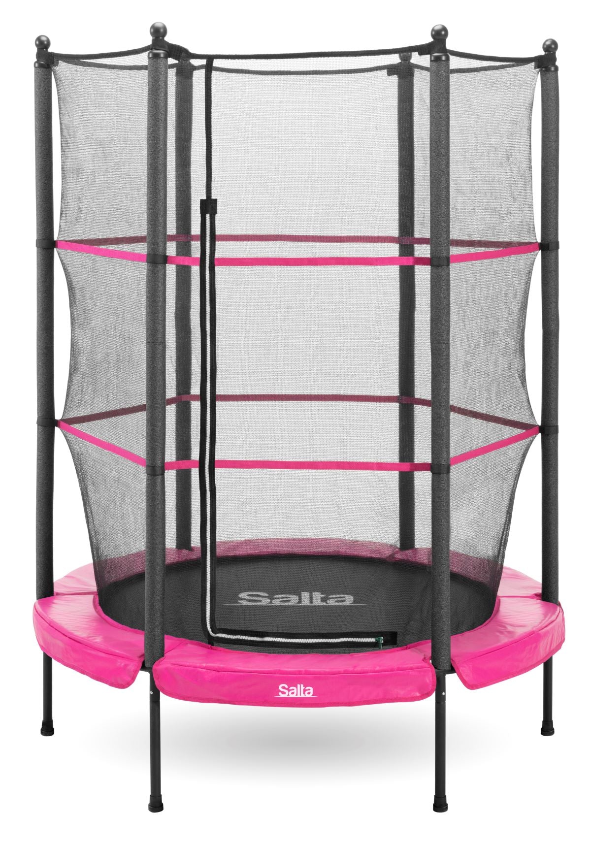Salta Trampolin Junior - 140cm - Rund Pink - machsport