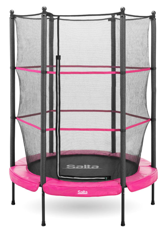 Salta Trampolin Junior - 140cm - Rund Pink