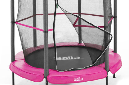 Salta Trampolin Junior - 140cm - Rund Pink - machsport