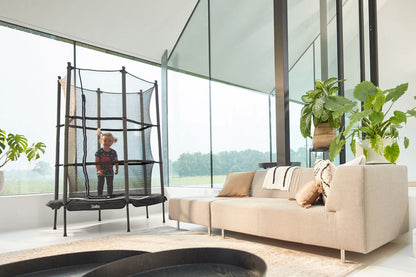 Salta Trampolin Junior - 140cm - Rund Schwarz Bild 6