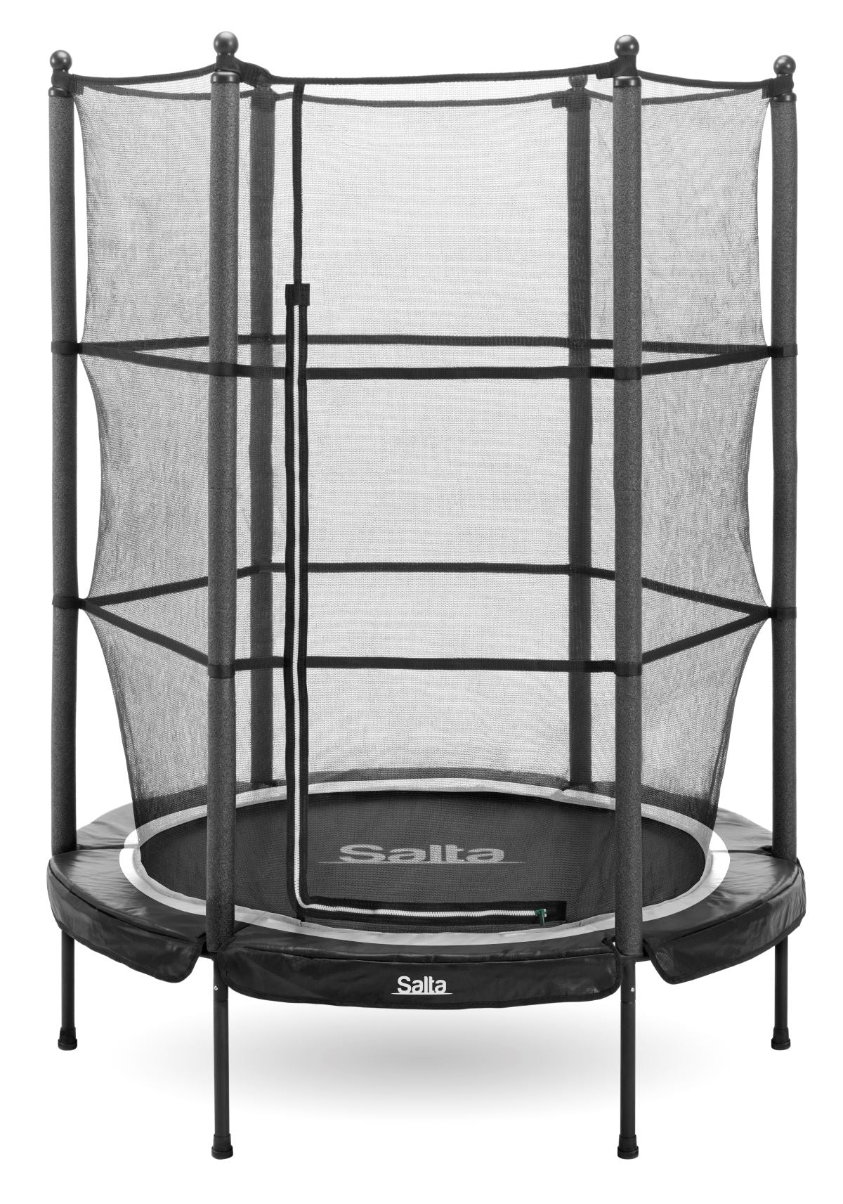 Salta Trampolin Junior - 140cm - Rund Schwarz Bild 1 – Bild 