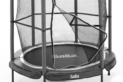 Salta Trampolin Junior - 140cm - Rund Schwarz Bild 2