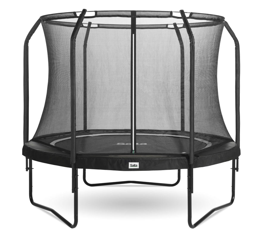 Salta Trampolin Premium Black Edition - 183cm - Rund Schwarz - machsport