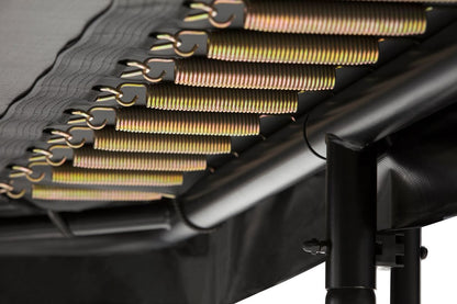 Salta Trampolin Premium Black Edition - 214x153cm - Rechteckig Schwarz - machsport