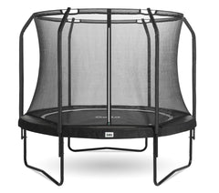 Salta Trampolin Premium Black Edition - 251cm - Rund Schwarz - machsport