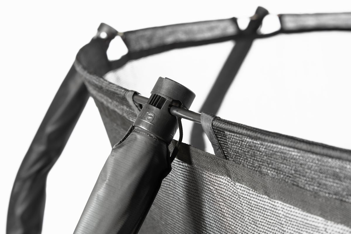 Salta Trampolin Premium Black Edition - 305x214cm - Rechteckig Schwarz - machsport – Bild 