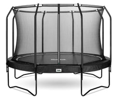 Salta Trampolin Premium Black Edition - 396cm - Rund Schwarz - machsport