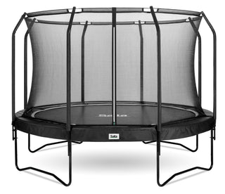 Salta Trampolin Premium Black Edition - 427cm - Rund Schwarz - machsport