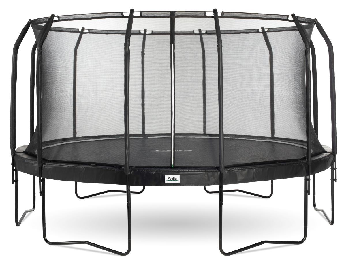 Salta Trampolin Premium Black Edition - 457cm - Rund Schwarz - machsport – Bild 