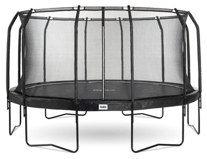 Salta Trampolin Premium Black Edition - 457cm - Rund Schwarz - machsport