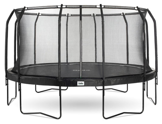 Salta Trampolin Premium Black Edition - 457cm - Rund Schwarz – ⌀ 457 cm / Schwarz / Rund