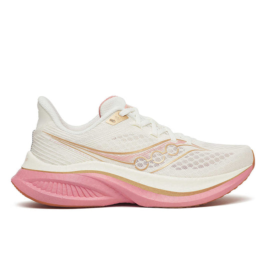 Saucony Damenlaufschuhe Endorphin Speed 5 – weiß / 37