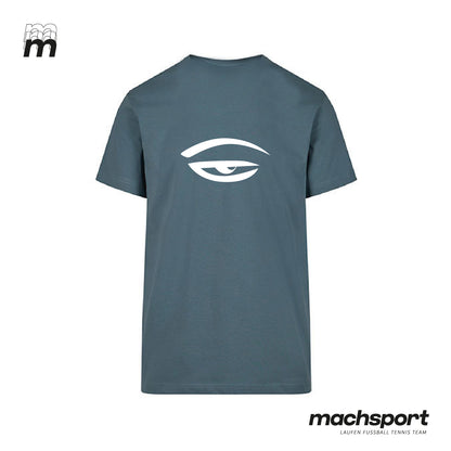 Borg Linz Shirt dusty blue - KUNST - machsport