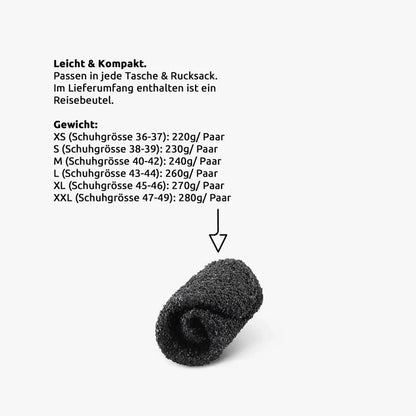 Skinners Sockenschuhe 2.0 compression anthracite - machsport