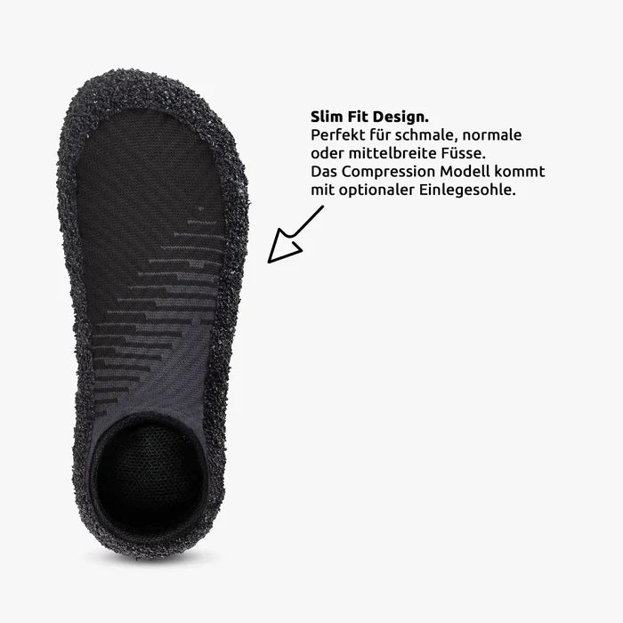 Skinners Sockenschuhe 2.0 compression anthracite - machsport – Bild 