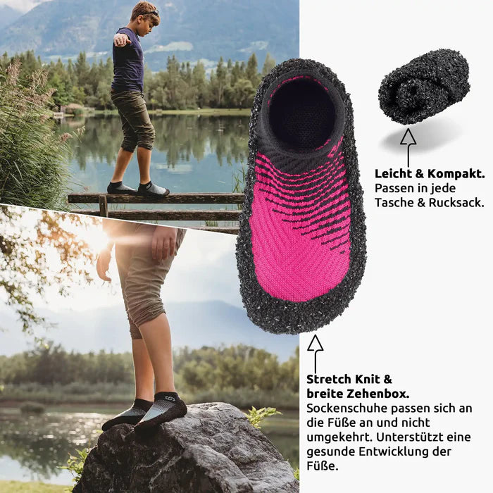 Skinners Sockenschuhe Kids 2.0 pink - machsport – Bild 