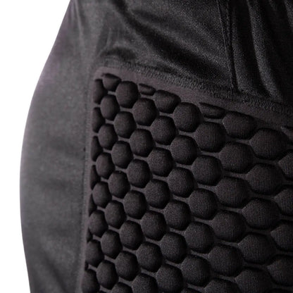 Uhlsport Torwarthose Standard, gepolsterte Torwarthose mit Fußschlaufen und elastischem Bund, schwarz - machsport