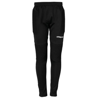 Uhlsport Torwarthose Standard, gepolsterte Torwarthose mit Fußschlaufen und elastischem Bund, schwarz - machsport