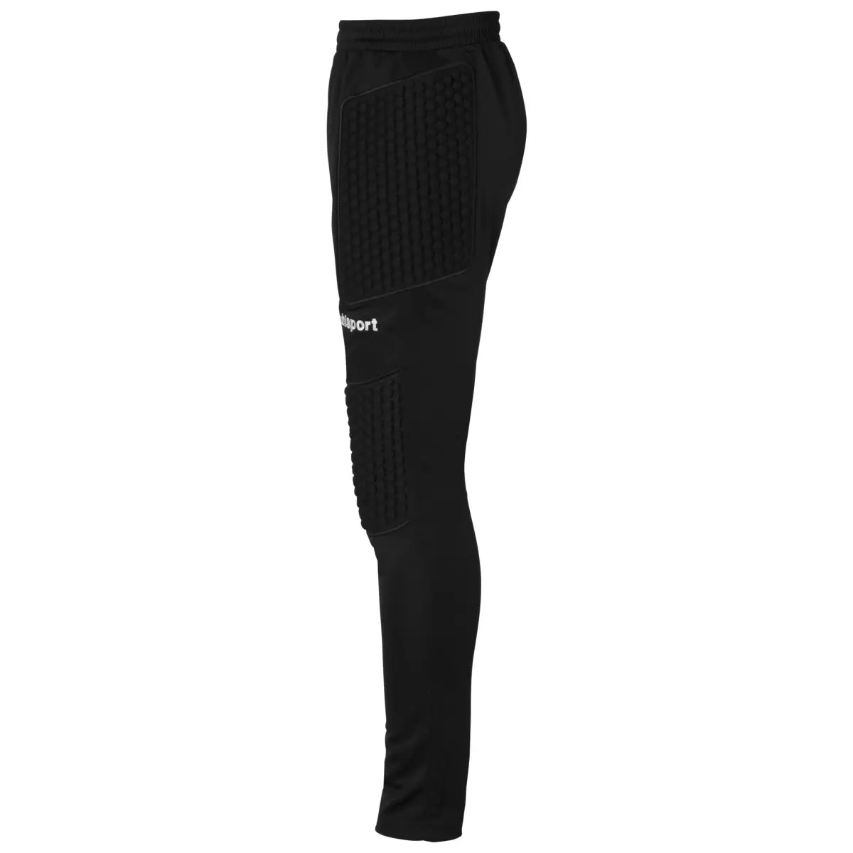 Uhlsport Torwarthose Standard, gepolsterte Torwarthose mit Fußschlaufen und elastischem Bund, schwarz - machsport