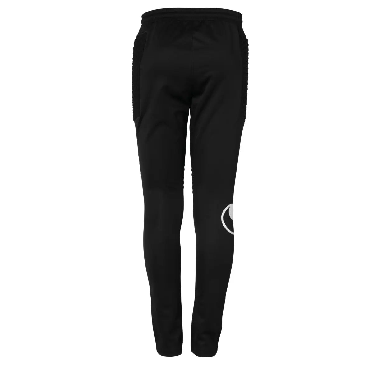 Uhlsport Torwarthose Standard, gepolsterte Torwarthose mit Fußschlaufen und elastischem Bund, schwarz - machsport – Bild 