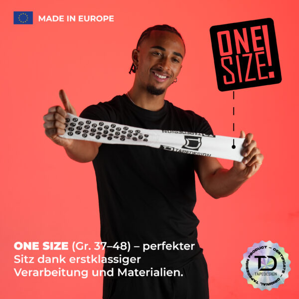 Tapedesign Socken weiß - machsport – Bild 