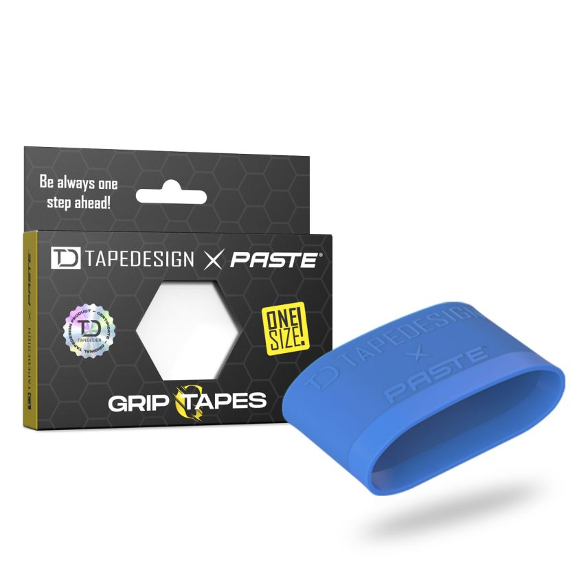 Tapedesign Schienbeinschonerhalter x Paste Grip Tapes, Blau - machsport