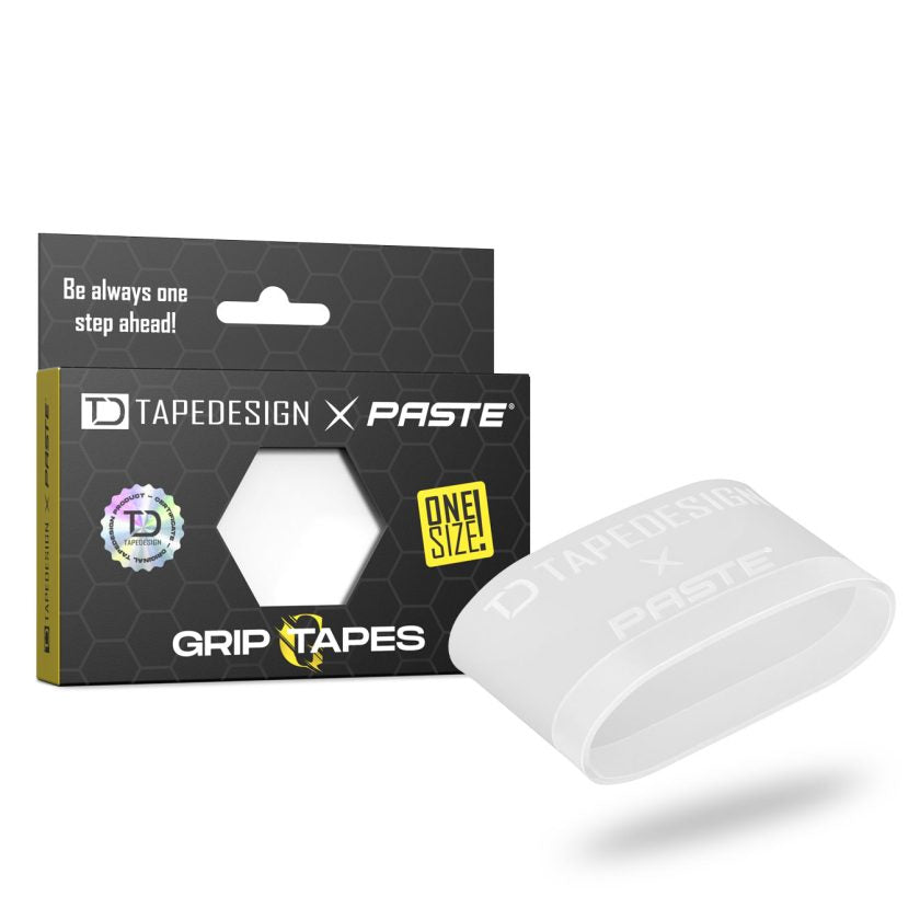 Tapedesign Schienbeinschonerhalter x Paste Grip Tapes, Transparent - machsport