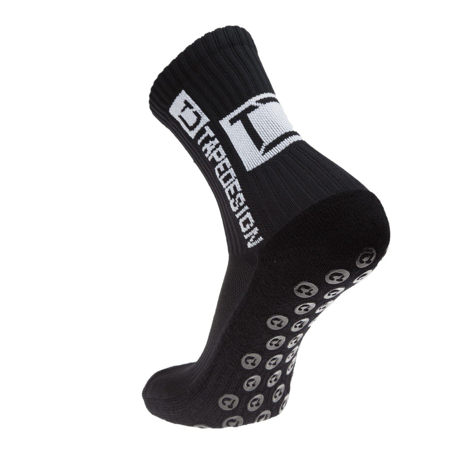 Tapedesign Socken schwarz für "Kids" - rutschfest, atmungsaktiv & perfekte Passform für Sport und Freizeit