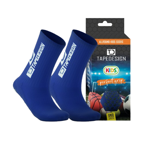 Tapedesign Kinderallroundsocken blau - machsport