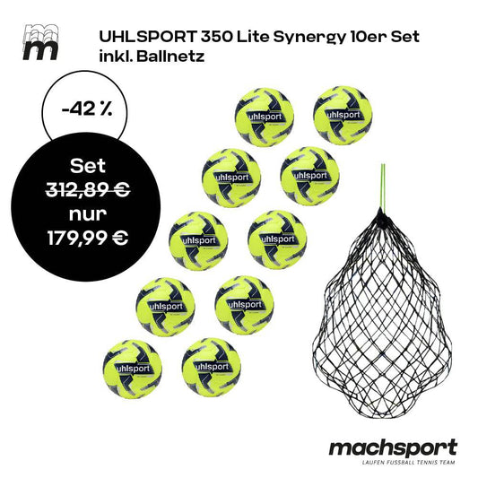 Uhlsport 350 Lite Addglue 10er-Set inkl. Ballnetz