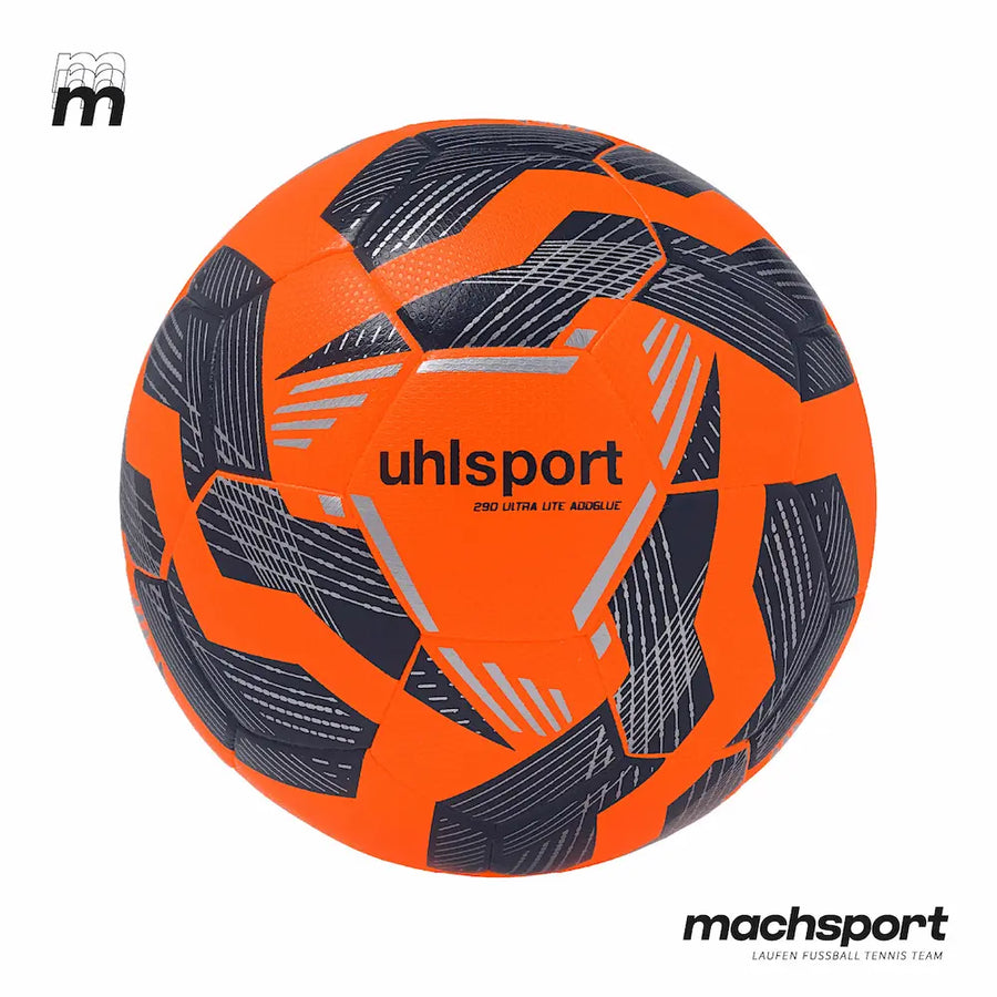 Uhlsport Fußball 290 Ultra Lite Addglue Größe 4, leichter und langlebiger Fußball für Training und Spiel, mit spezieller Addglue-Technologie