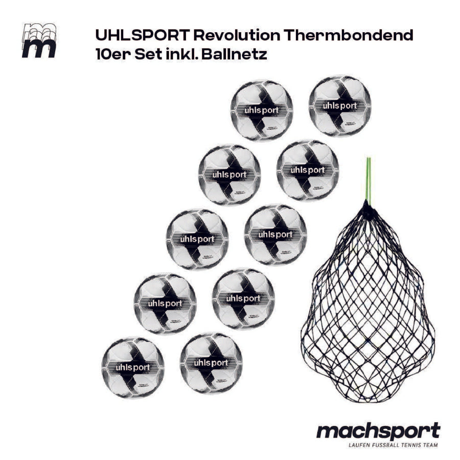 Uhlsport Revolution Thermbonded 10er-Set inkl. Ballnetz - machsport