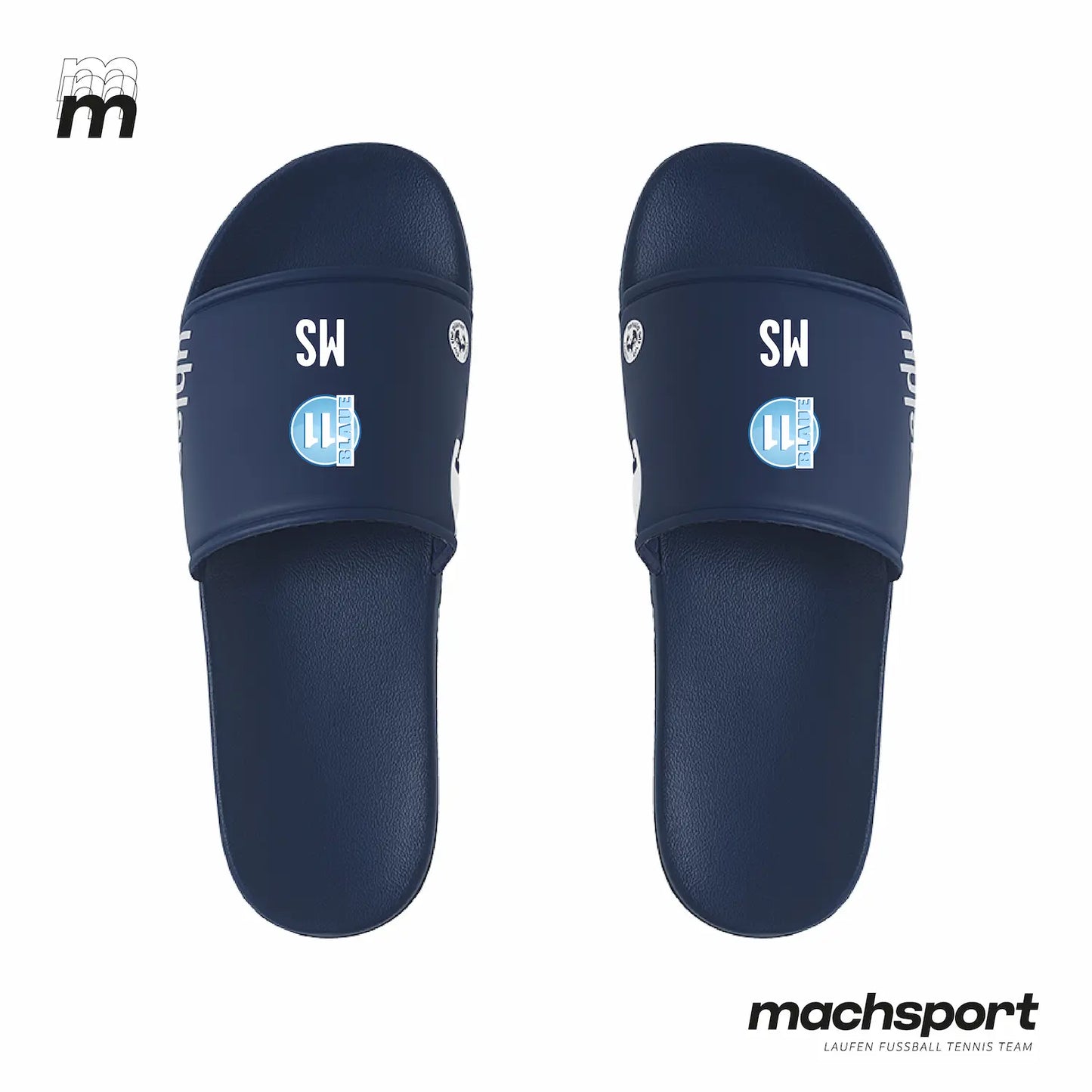ASKÖ Blaue Elf Linz Badepantolette - machsport