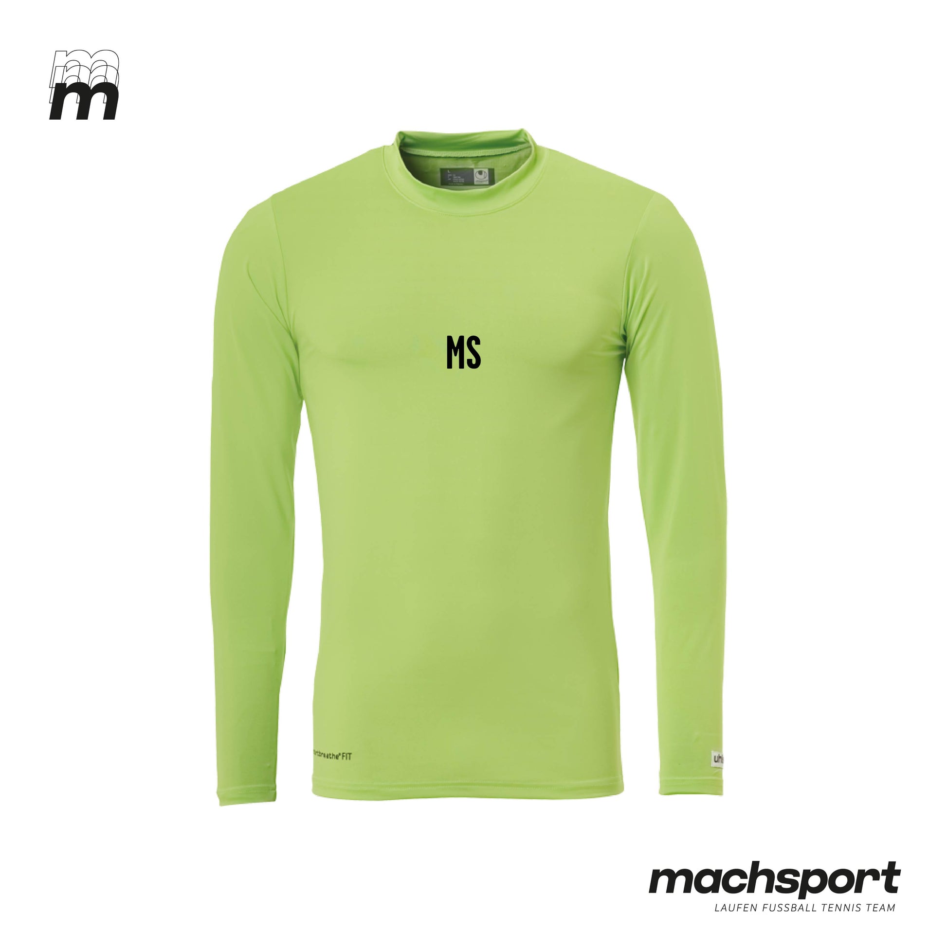 ASKÖ Doppl-Hart 74 Unterziehshirt grün - machsport – Bild 