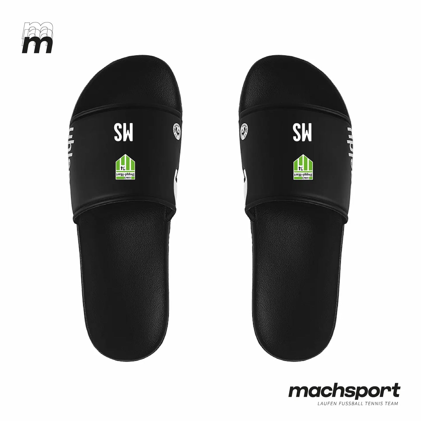 ASKÖ Doppl-Hart Badepantolette - machsport