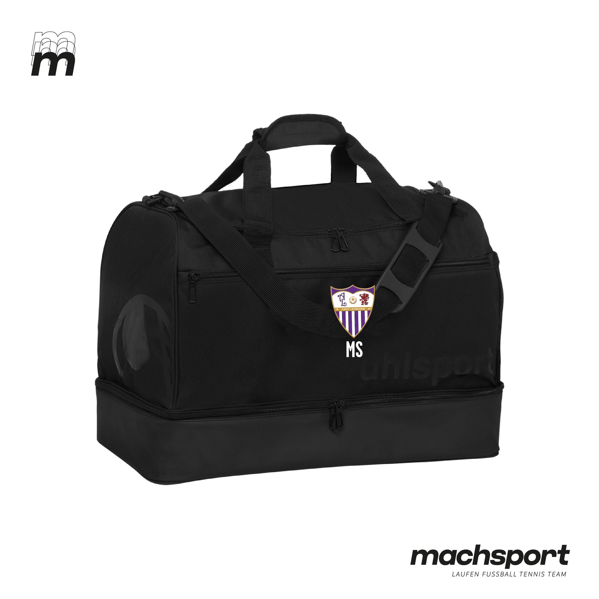 ASKÖ Leonding Sporttasche mit Bodenfach - machsport – Bild 