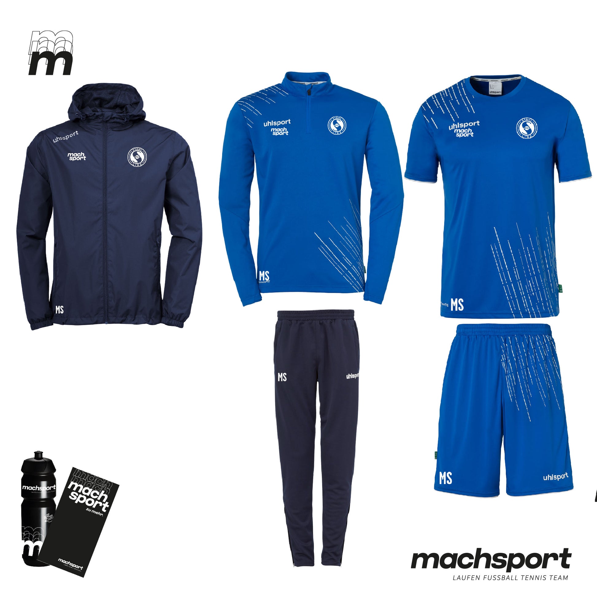 FC Stahl Linz Trainingsset Regenjacke - machsport – Bild 