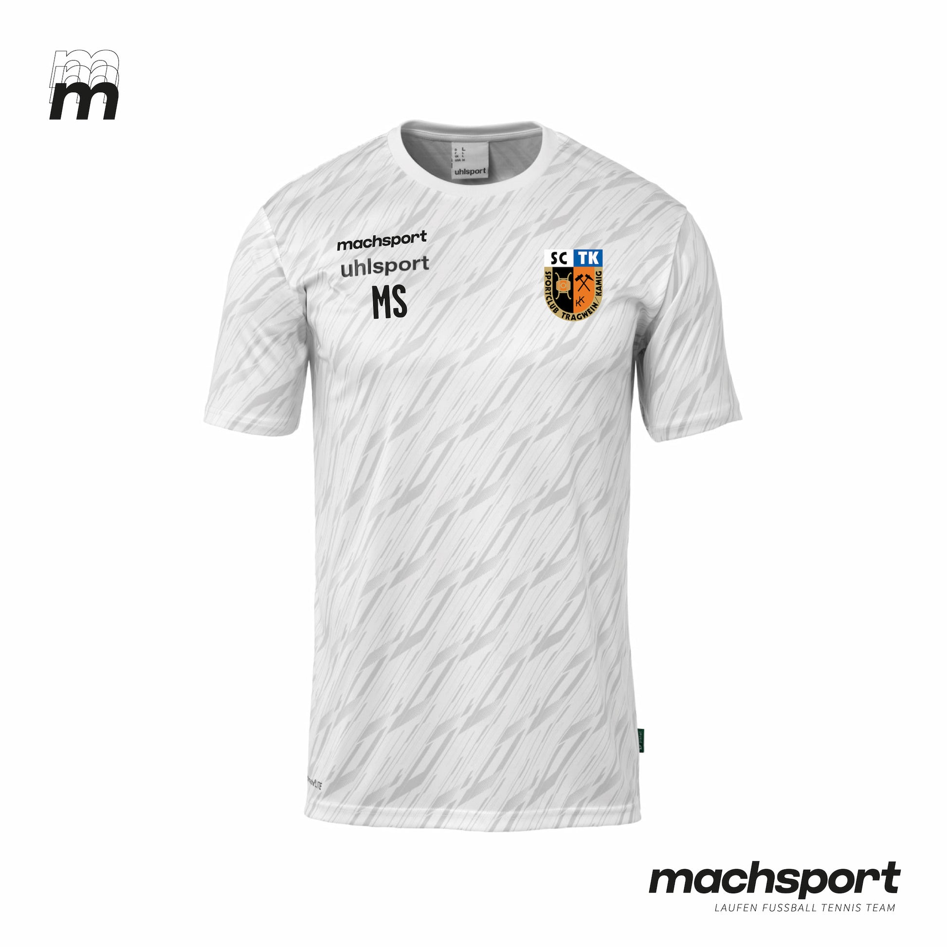 SC Tragwein/Kamig Trainingsshirt weiß - machsport – Bild 