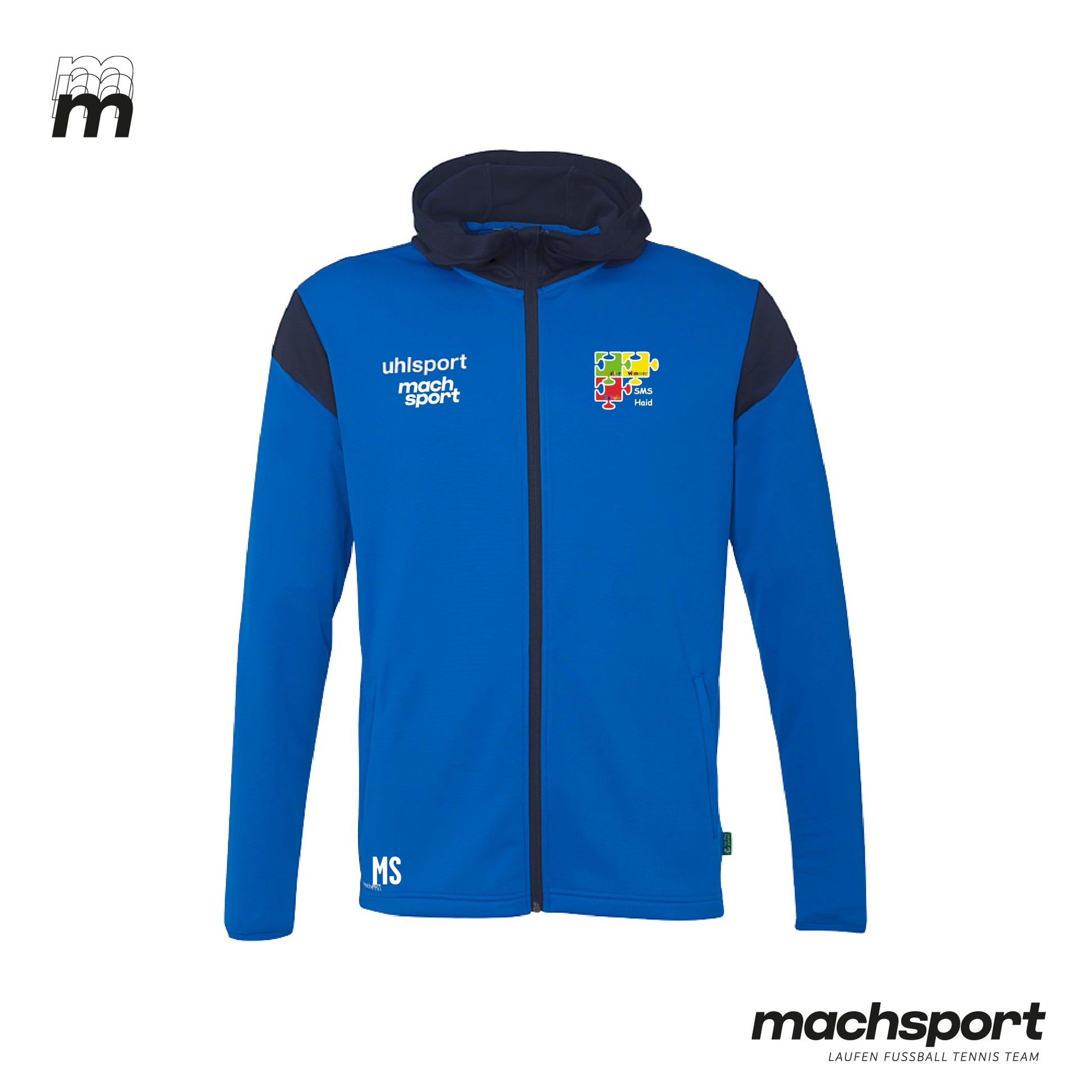 SMS Haid II Trainingsjacke mit Kapuze - machsport – Bild 