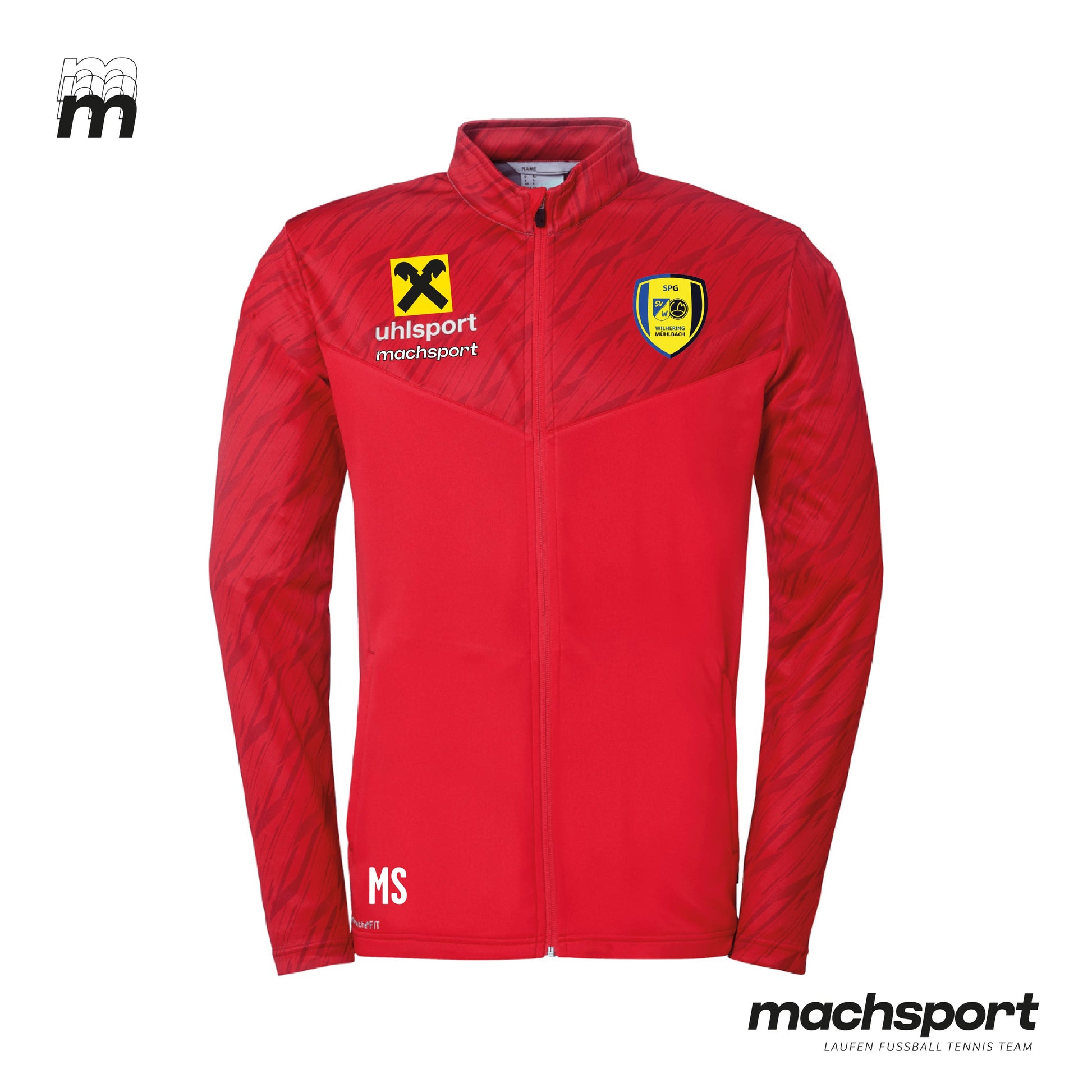 SPG Wilhering/Mühlbach KM Trainingsjacke Vorderansicht – Bild 